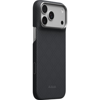Pitaka Edge Case Argyle MagSafe kryt iPhone 18 Pro Max Lava Black