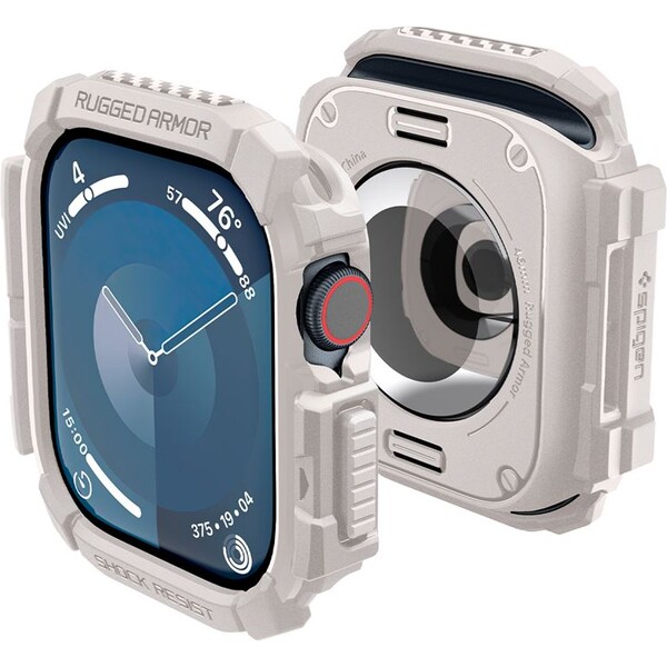 Spigen-Rugged-Armor-kryt-pro-Apple-Watch-10-11-46mm-bezovy