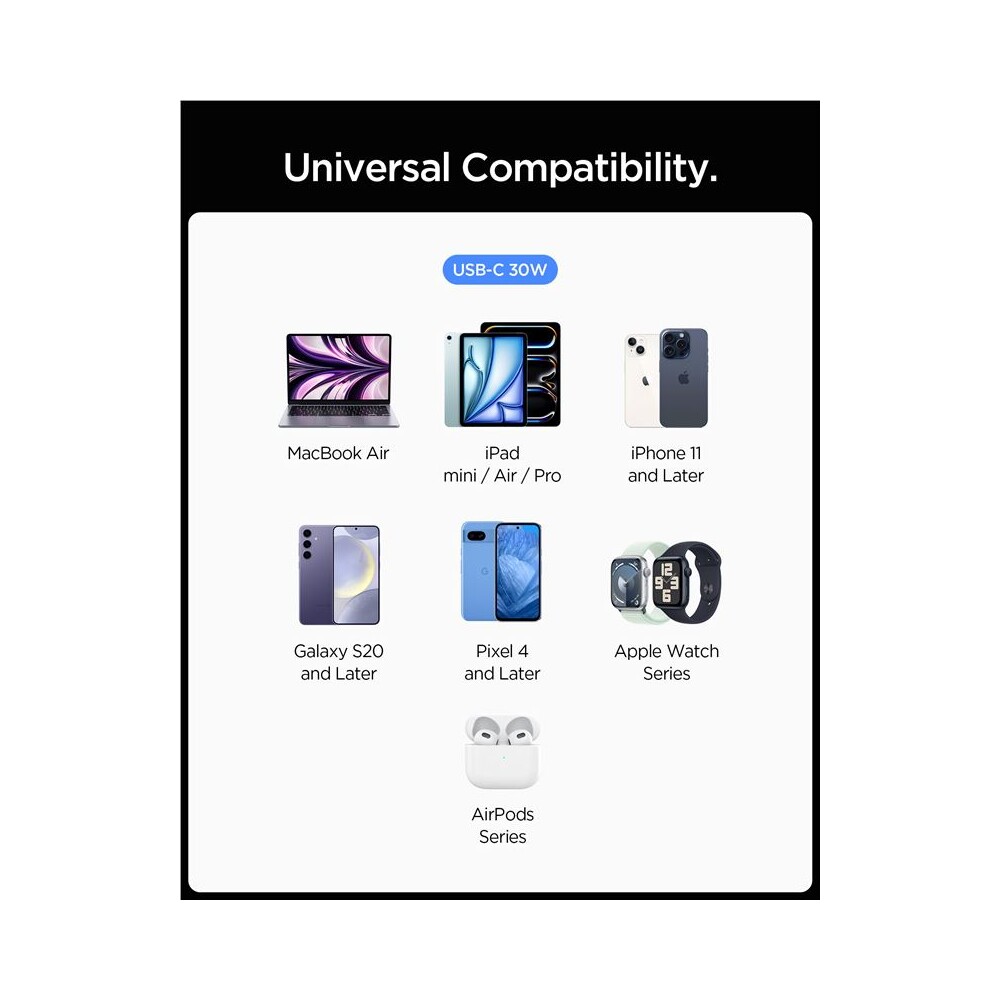 Spigen-Essential-30W-USB-C-nabijecka-do-auta-EV301-cerna