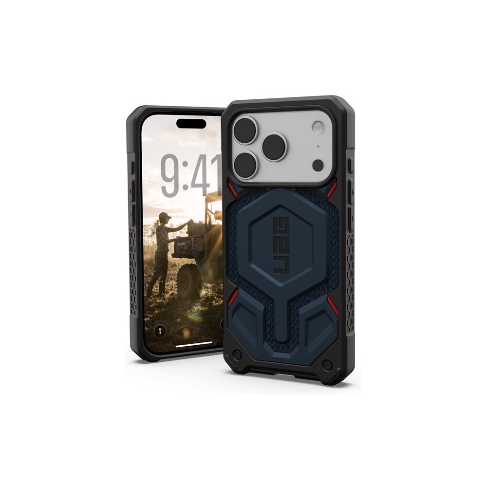 UAG-Monarch-Pro-MagSafe-Kevlar-kryt-iPhone-17-Pro-tmave-modry