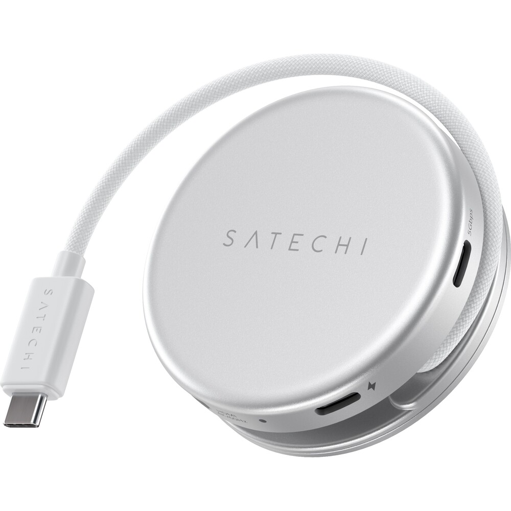 Satechi-OntheGo-5-in-1-Multiport-Adapter-MacBook-Neo-stribrny