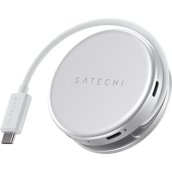 Satechi-OntheGo-5-in-1-Multiport-Adapter-MacBook-Neo-stribrny