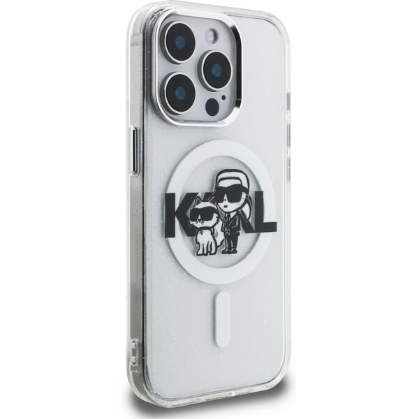 Karl-Lagerfeld-IML-Glitter-Karl-and-Choupette-Sketch-MagSafe-kryt-iPhone-15-Pro-Max-ciry