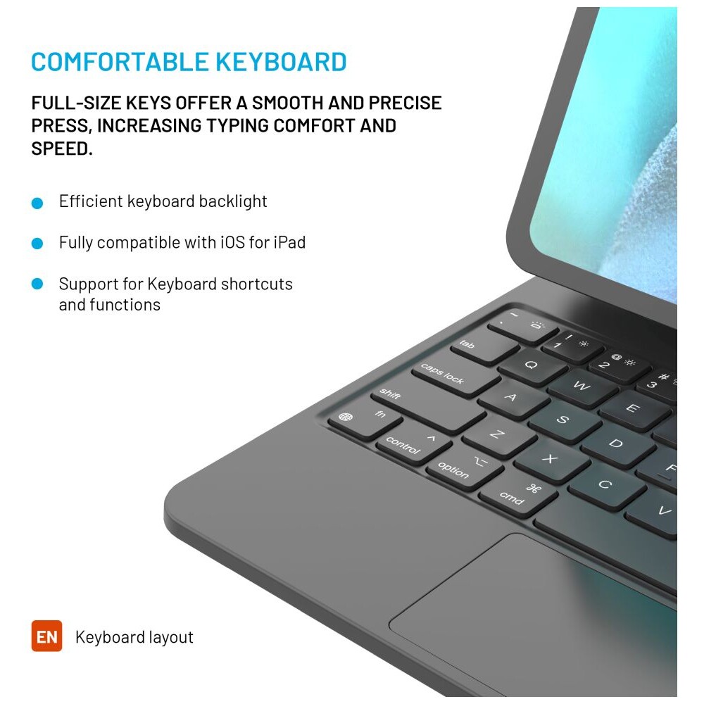 FIXED-Typee-pouzdro-s-bezdratovou-klavesnici-Apple-iPad-Pro-11-M5-2025-M4-2024-EN-cerna