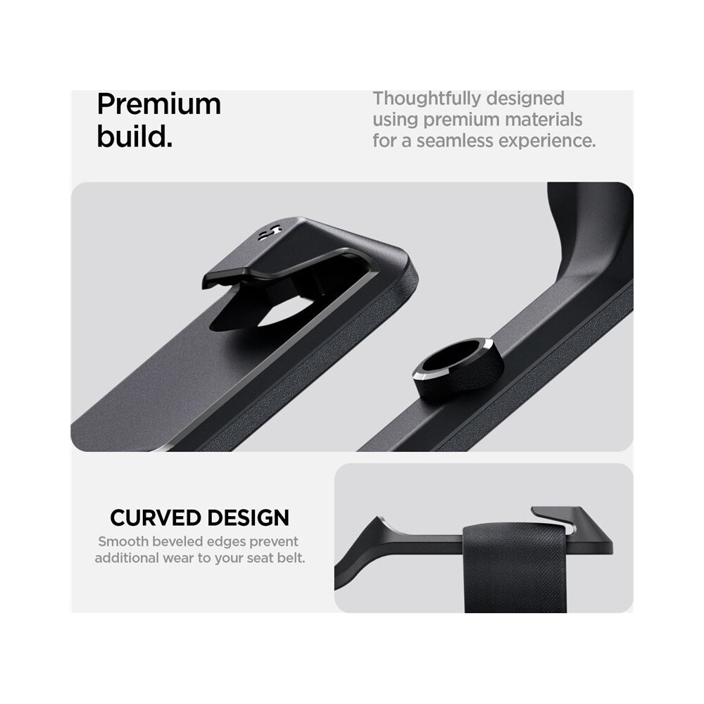 Spigen-Backseat-Seatbelt-Holder-drzak-bezpecnostniho-pasu-Tesla-Model-Y-cerny