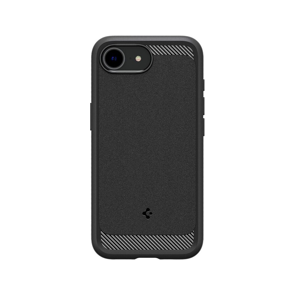 Spigen-Rugged-Armor-MagSafe-kryt-iPhone-17e-16e-matne-cerny