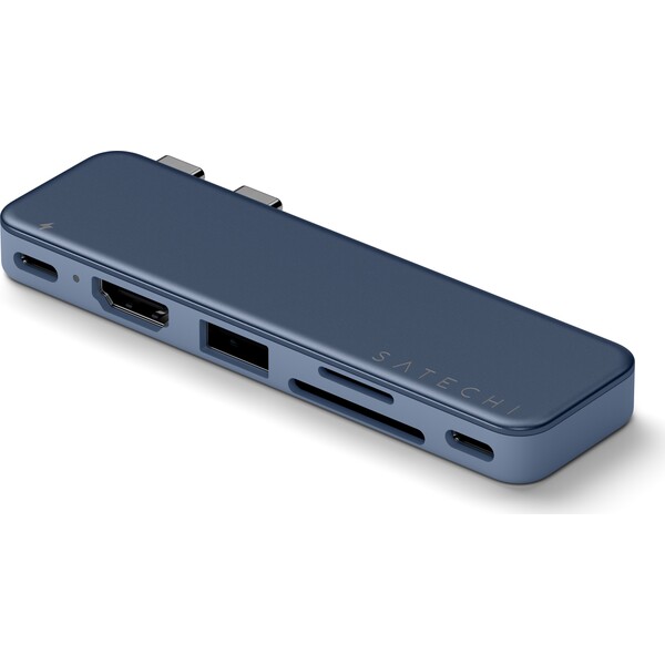 Satechi-USB-C-Snap-Hub-MacBook-Neo-indigove-modry