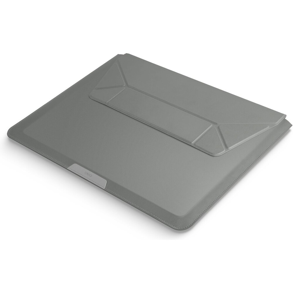 UNIQ-Oslo-pouzdro-se-stojankem-pro-14-notebook-sedo-zelene