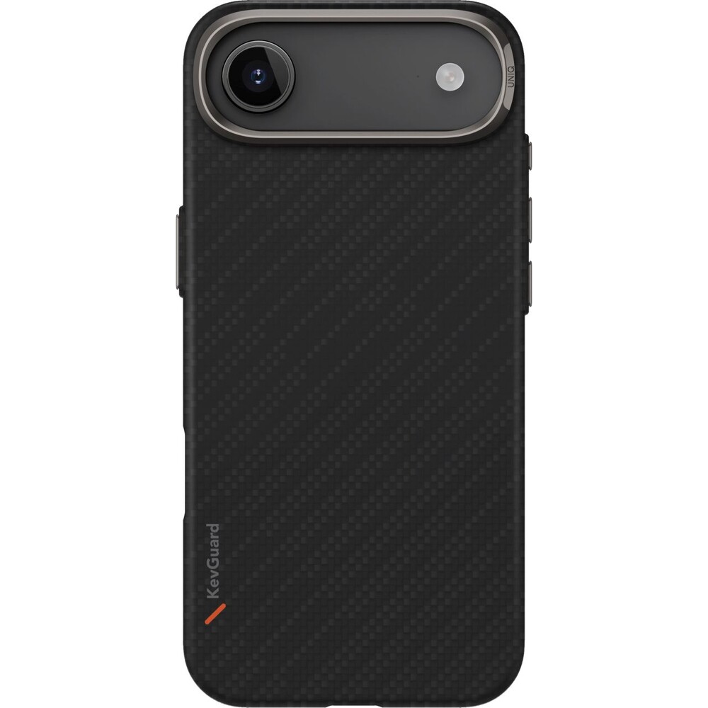 UNIQ-Keva-Edge-MagClick-MagSafe-kryt-iPhone-Air-Carbon-Black