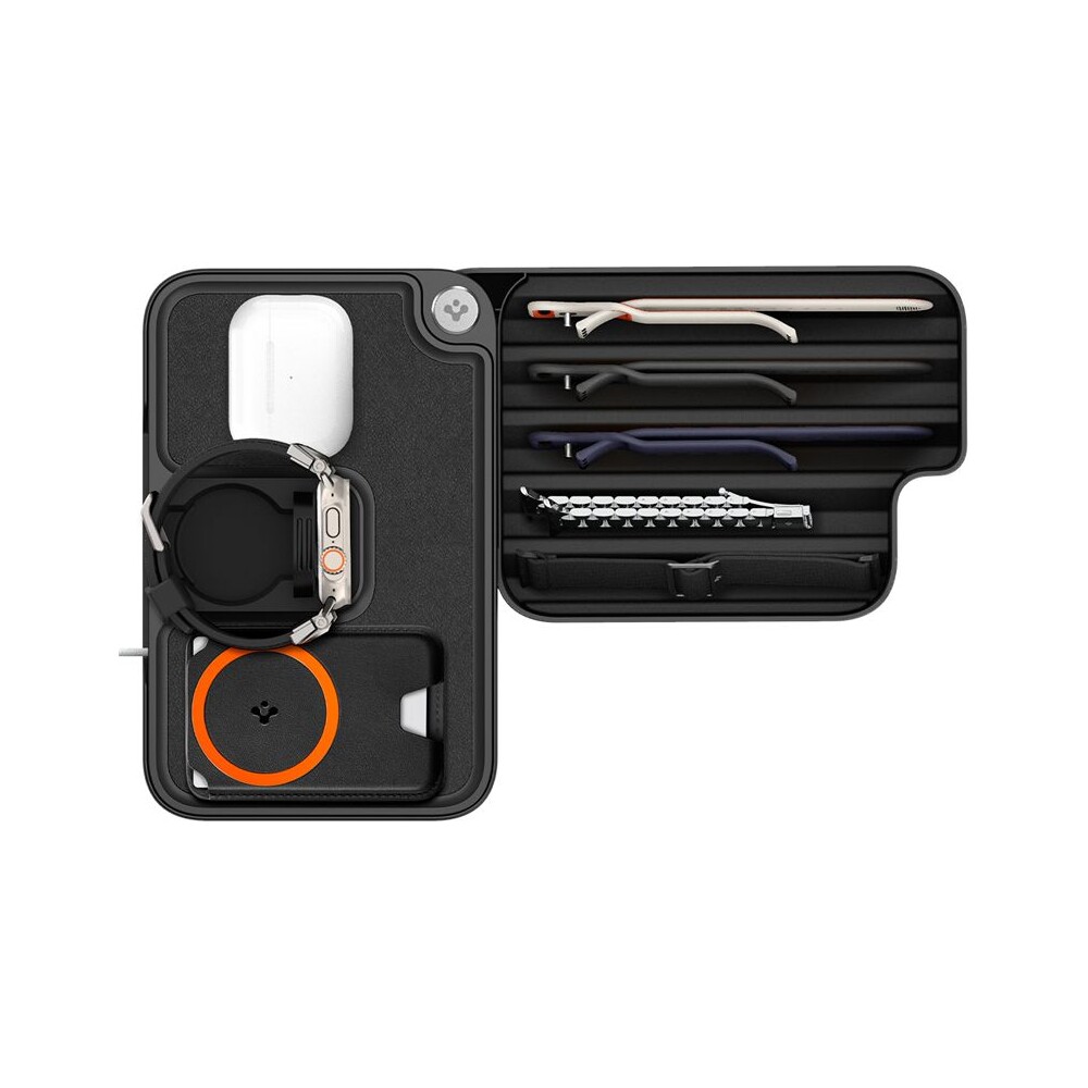 Spigen-Organizer-S340-pro-Apple-Watch-a-doplnky-cerny
