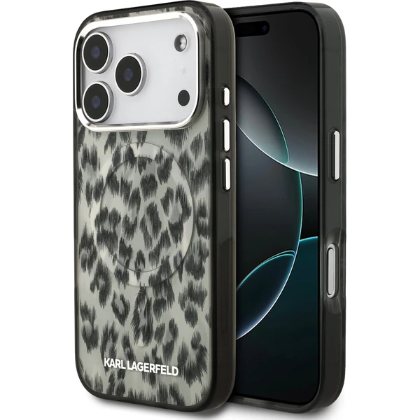 Karl-Lagerfeld-IML-Leopard-MagSafe-kryt-iPhone-17-Pro-hnedy