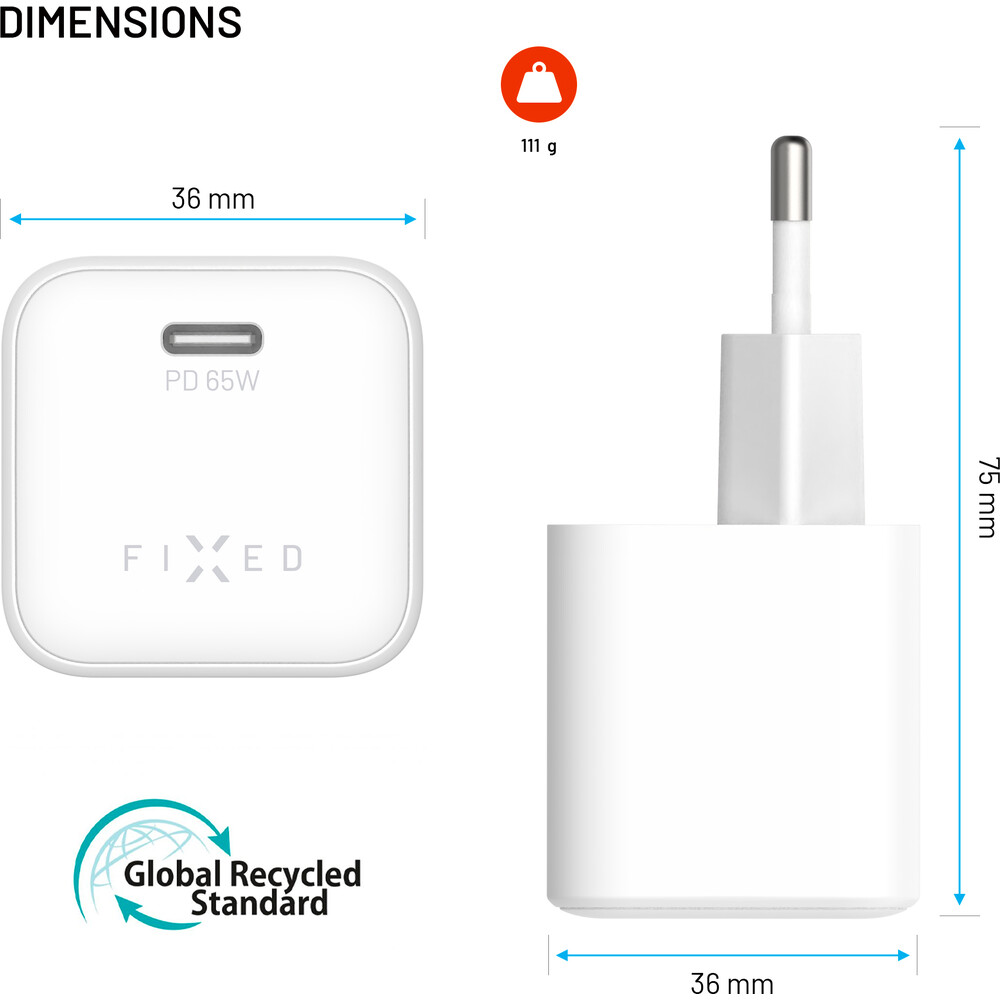 FIXED-Mini-set-sitove-GaN-nabijecky-s-USB-C-vystupem-a-USB-C-USB-C-kabelem-PD-65W-2m-bily