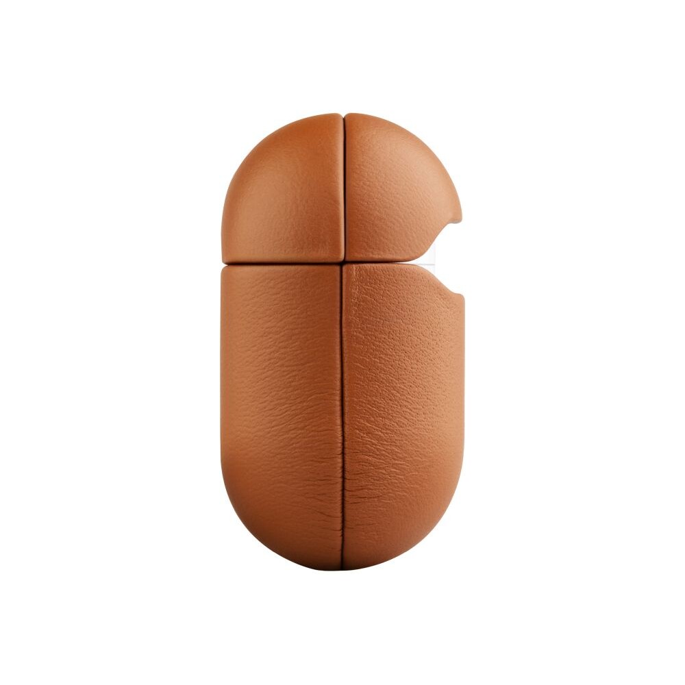 FIXED-PodsLeather-kozene-pouzdro-pro-Apple-AirPods-4-hnede