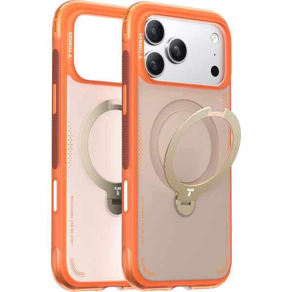 Torras-Ostand-Q3-Air-MagSafe-kryt-iPhone-17-Pro-Max-horizon-orange