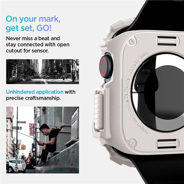 Spigen-Rugged-Armor-kryt-pro-Apple-Watch-10-11-46mm-bezovy
