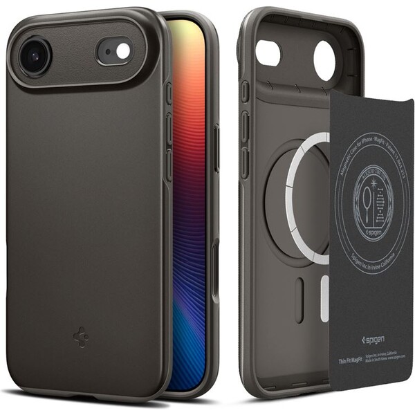 Spigen-Thin-Fit-MagSafe-kryt-iPhone-Air-gunmetal