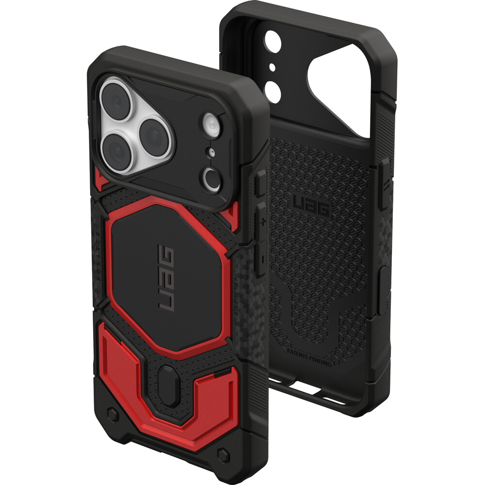 UAG-Monarch-Pro-MagSafe-kryt-iPhone-18-Pro-17-Pro-cerny-cerveny