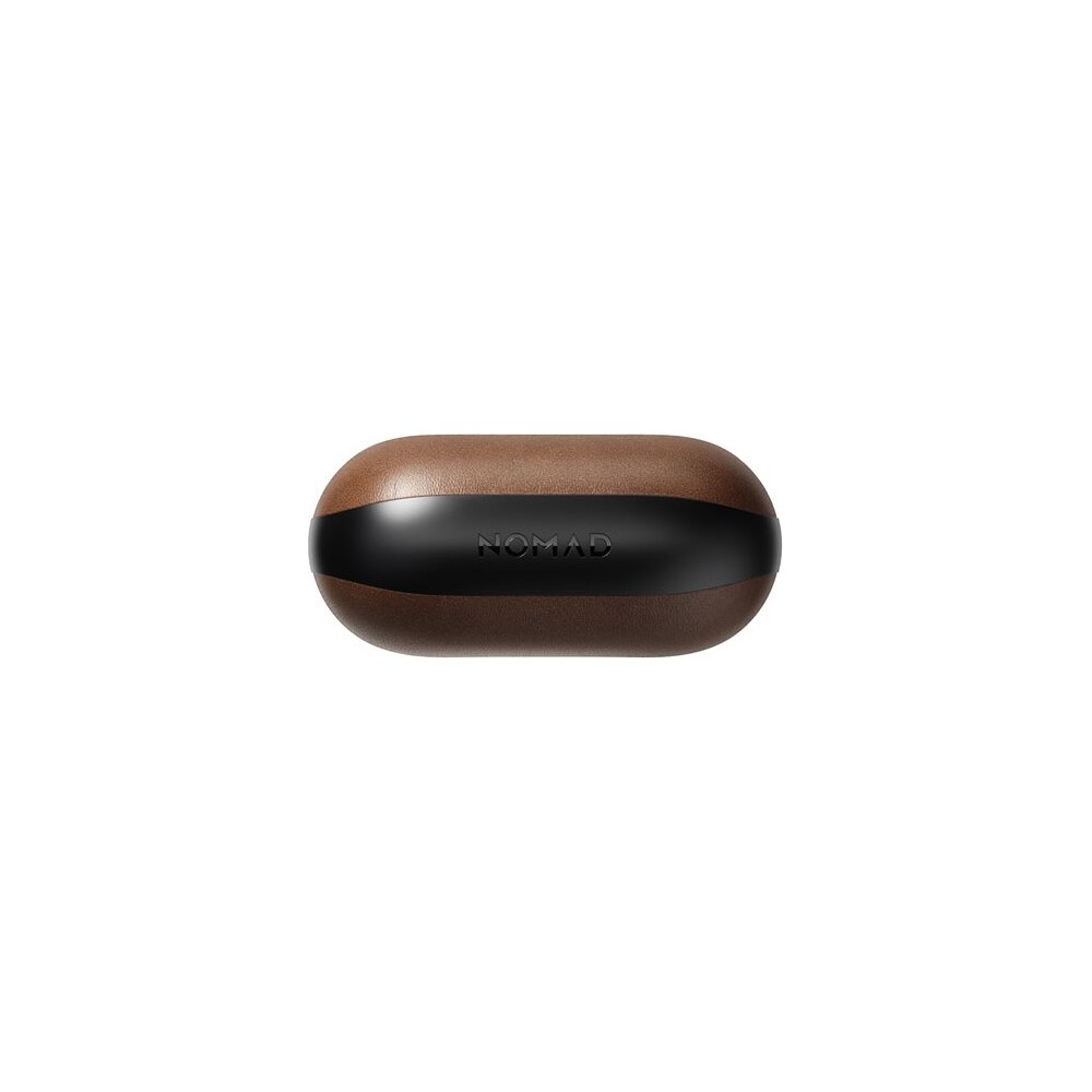 Nomad-Modern-Leather-pouzdro-Apple-Airpods-4-tmave-hnede