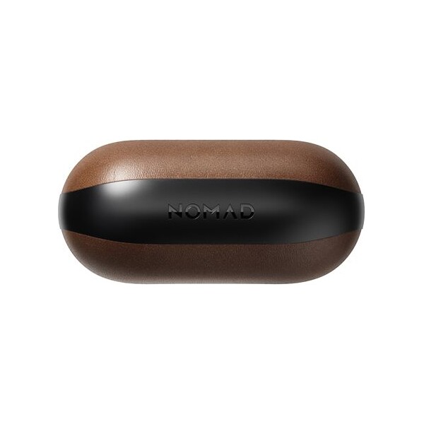 Nomad-Modern-Leather-pouzdro-Apple-Airpods-4-tmave-hnede