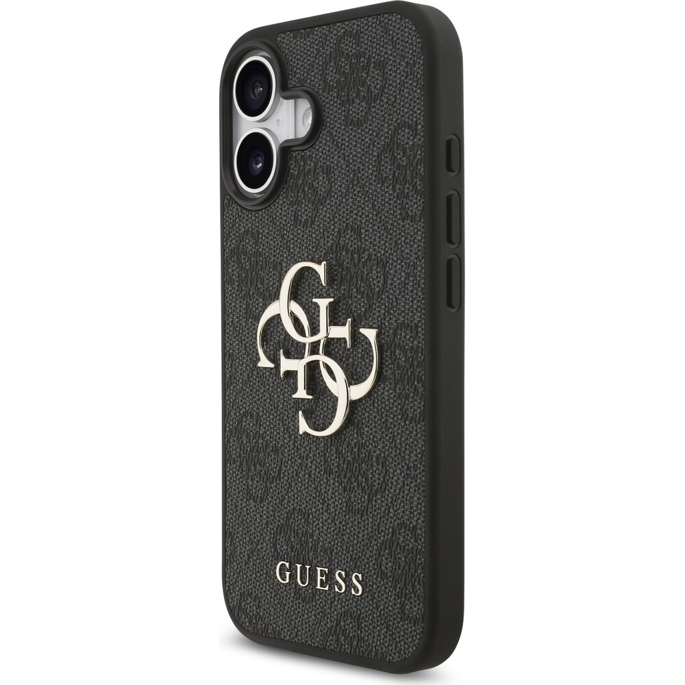 Guess-PU-4G-Metal-Logo-kryt-iPhone-17-sedy