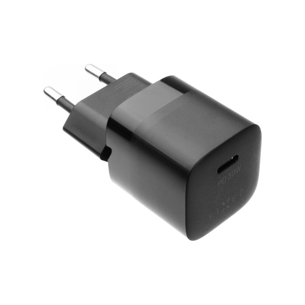 FIXED-Mini-nabijecka-s-USB-C-vystupem-a-kabelem-USB-C-1-metr-PD-30W-cerna