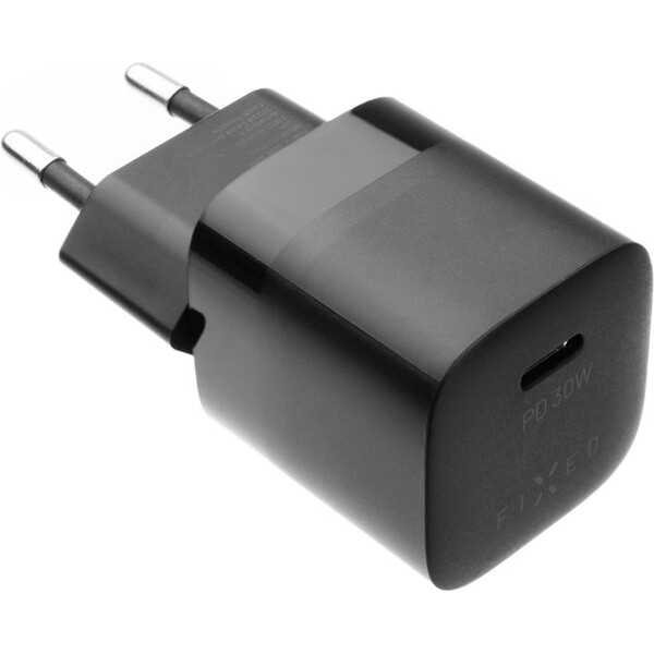 FIXED-Mini-nabijecka-s-USB-C-vystupem-a-kabelem-USB-C-1-metr-PD-30W-cerna