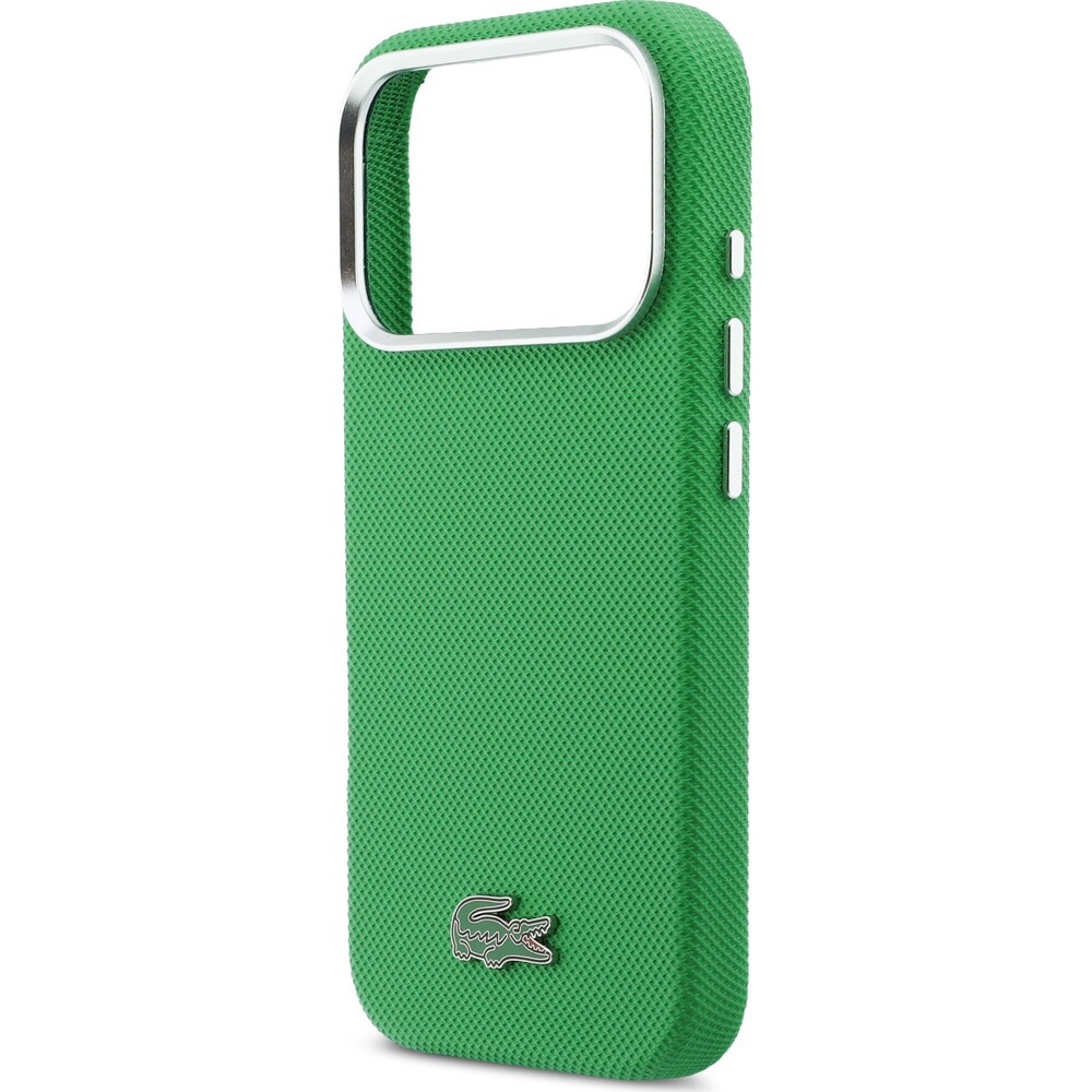 Lacoste-PVC-Iconic-Petit-Pique-Metal-Logo-MagSafe-kryt-iPhone-17-Pro-zeleny