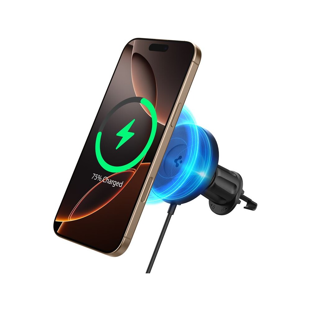 Spigen-OneTap-Pro-4-Airvent-Hook-Qi2-MagSafe-drzak-do-mrizky-ventilace-s-nabijenim-cerny