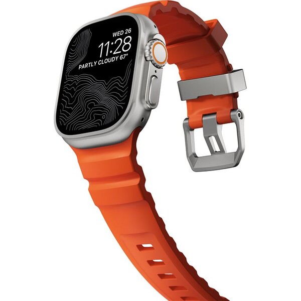 Nomad-Rocky-Point-Band-reminek-Apple-Watch-49-45-44-42mm-stribrny-oranzovy