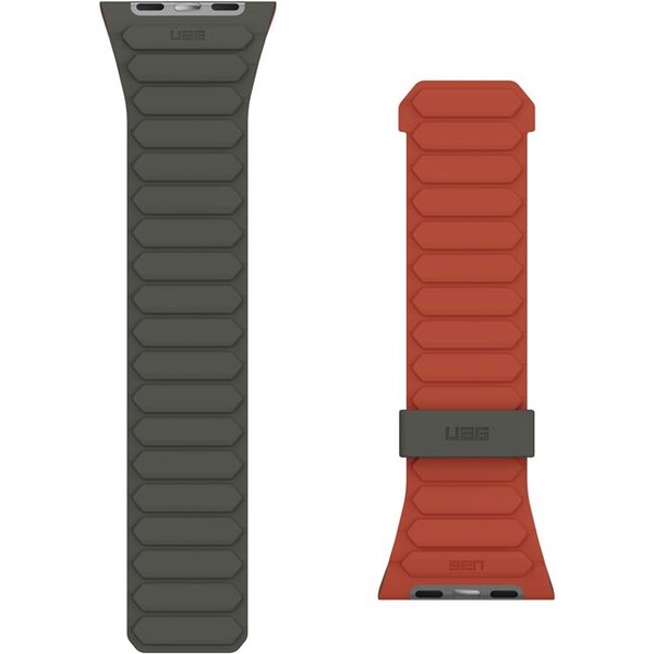 UAG-Pathfinder-reminek-Apple-Watch-49-46-45-44-42mm-olivovy-oranzovy