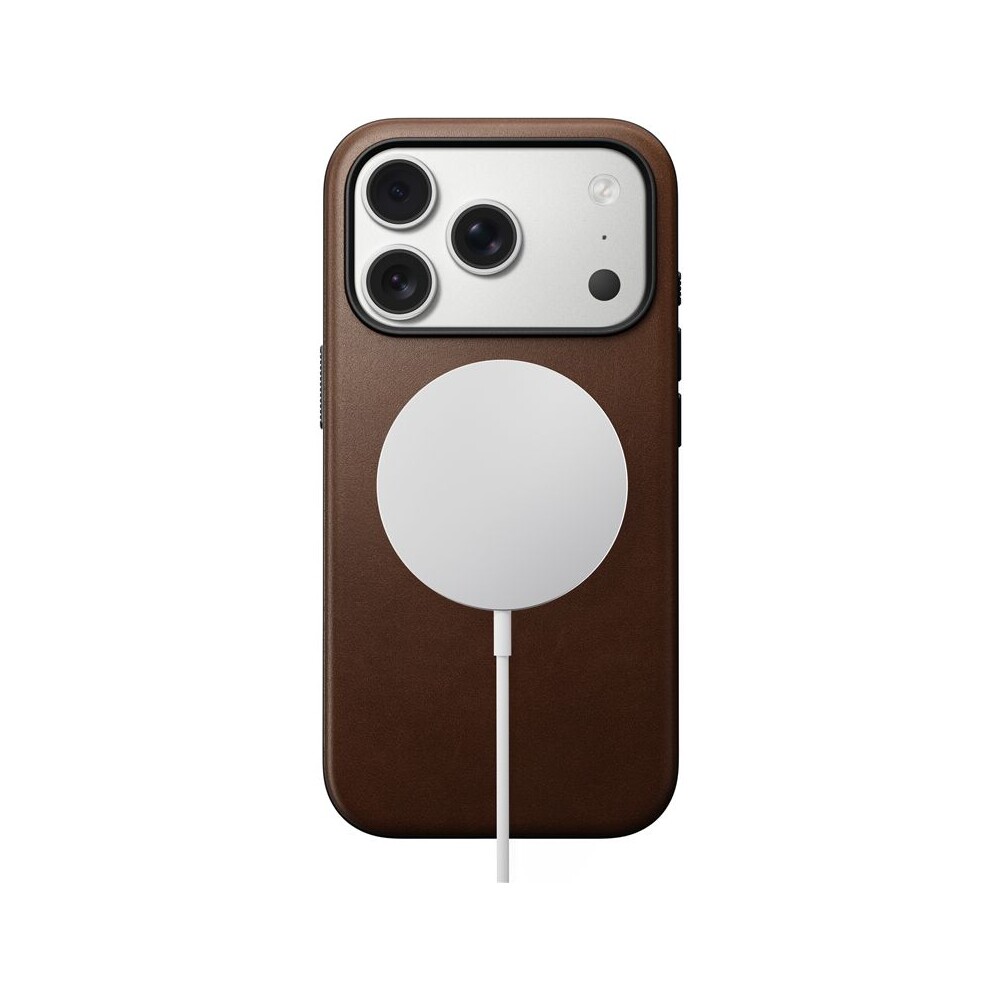 Nomad-Modern-Leather-Case-MagSafe-kozeny-kryt-iPhone-17-Pro-Brown