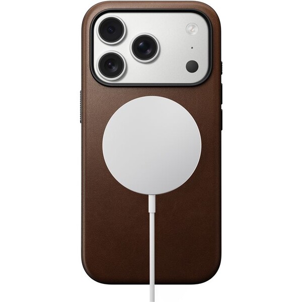 Nomad-Modern-Leather-Case-MagSafe-kozeny-kryt-iPhone-17-Pro-Brown