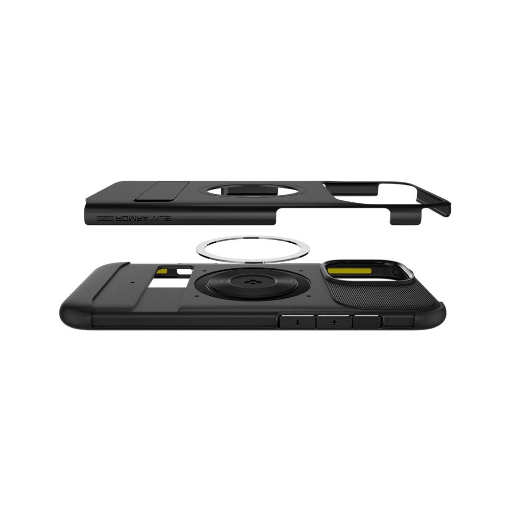 Spigen-Slim-Armor-MagSafe-kryt-iPhone-16-Pro-black