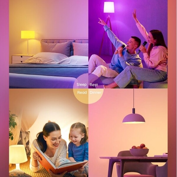 Govee-Smart-zarovka-RGBWW-12W-85W-1200lm-E27-Long-Life
