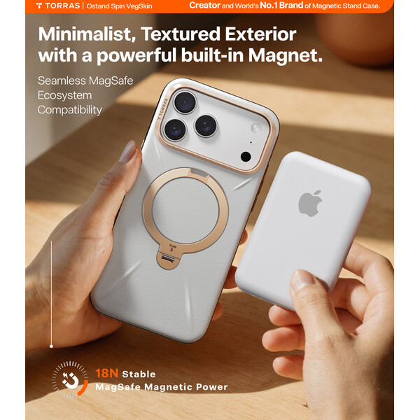 Torras-Ostand-Q3-VegSkin-MagSafe-kryt-iPhone-17-Pro-Max-pearl-gray