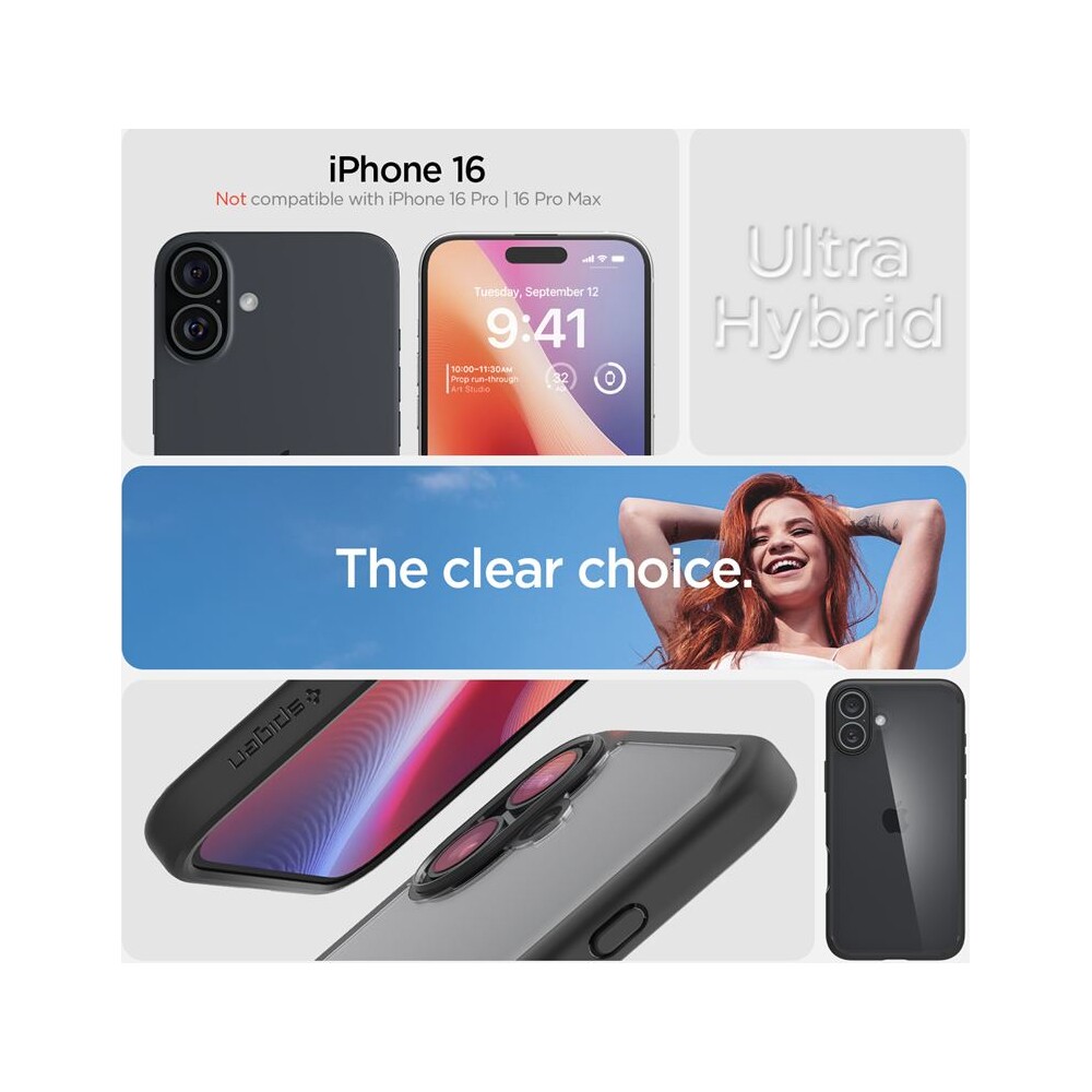 Spigen-Ultra-Hybrid-kryt-iPhone-16-matte-black