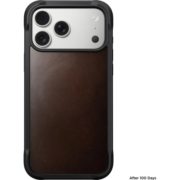 Nomad-Rugged-Leather-Case-Horween-MagSafe-kozeny-kryt-iPhone-17-Pro-Max-Rustic-Brown
