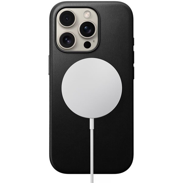 Nomad-Modern-Leather-Case-MagSafe-kryt-iPhone-16-Pro-cerny