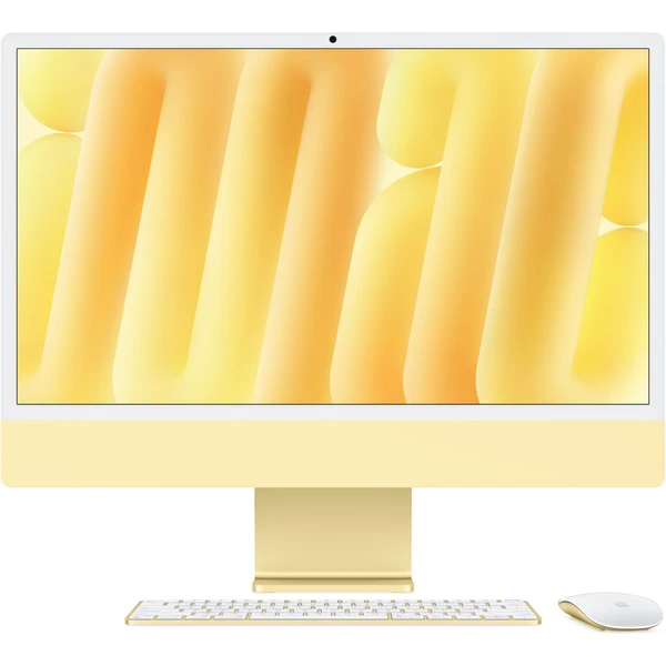 CTO Apple iMac 24" (2024) 10CPU / 24GB / 512GB / Mouse / Stand.sklo / žlutá / CZ NUM Touch ID KL - All-in-one - Hlavní obrázek