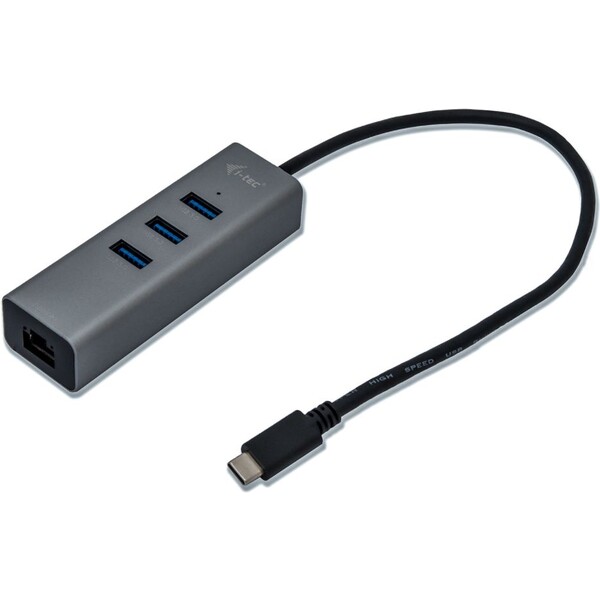 i-tec-USB-C-Metal-3-portovy-HUB-s-Gigabit-Ethernet-adapterem