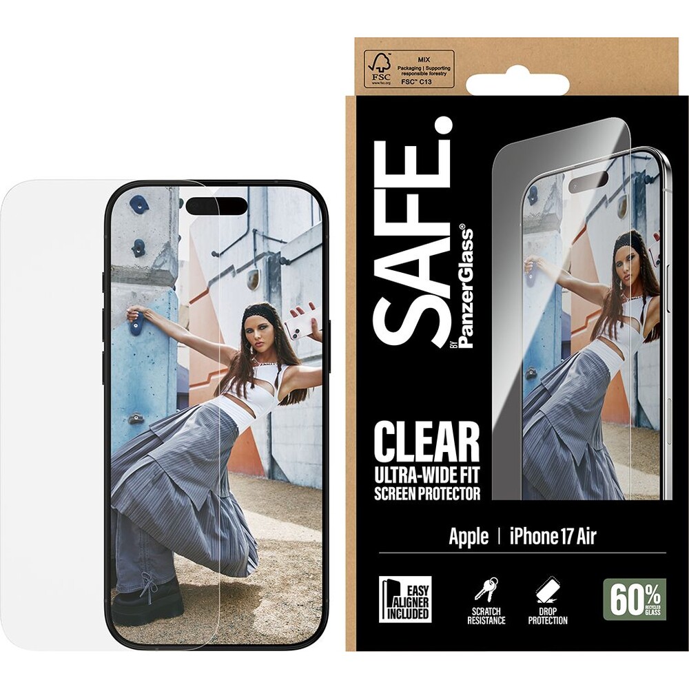 PanzerGlass-SAFE-Ultra-Wide-Fit-sklo-Apple-iPhone-Air-s-instalacnim-rameckem
