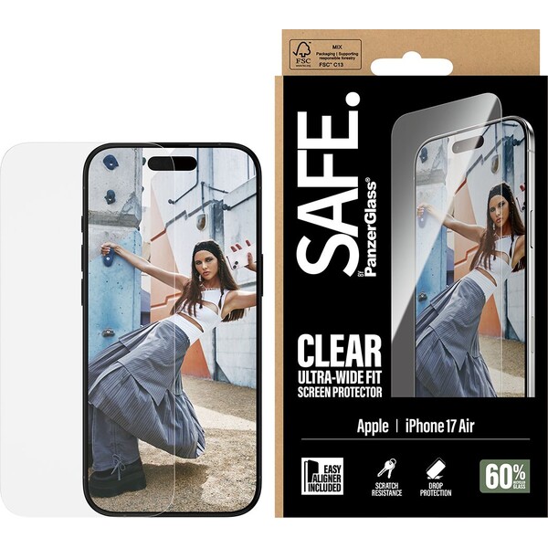 PanzerGlass-SAFE-Ultra-Wide-Fit-sklo-Apple-iPhone-Air-s-instalacnim-rameckem