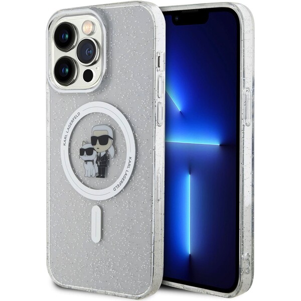 Karl-Lagerfeld-IML-Glitter-Karl-and-Choupette-MagSafe-kryt-iPhone-15-Pro-Max-ciry