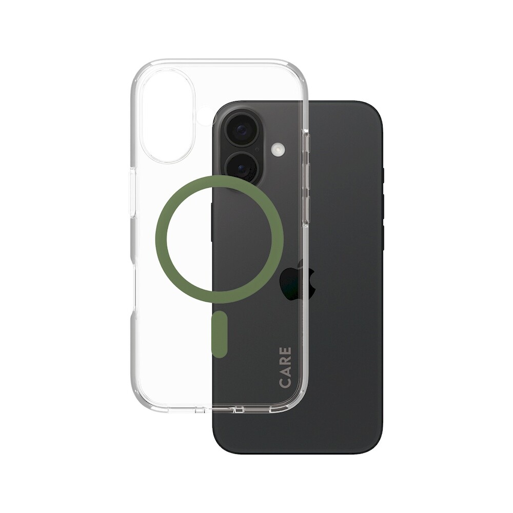 PanzerGlass-CARE-kryt-Apple-iPhone-16-MagSafe-Urban-Combat-ciry-zeleny