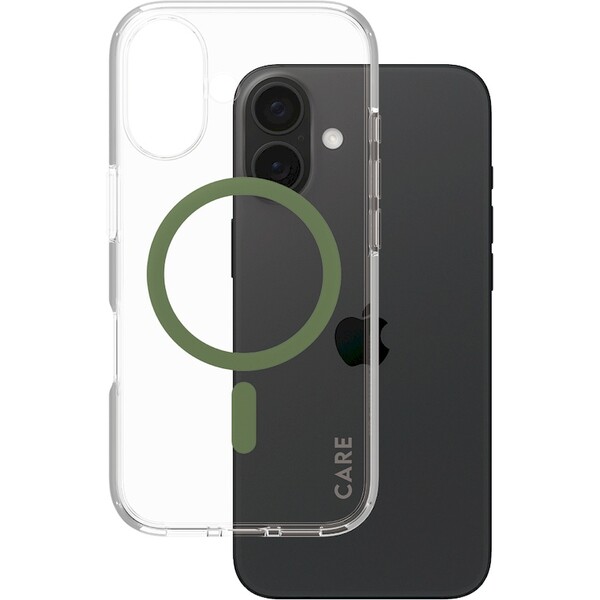 PanzerGlass-CARE-kryt-Apple-iPhone-16-MagSafe-Urban-Combat-ciry-zeleny