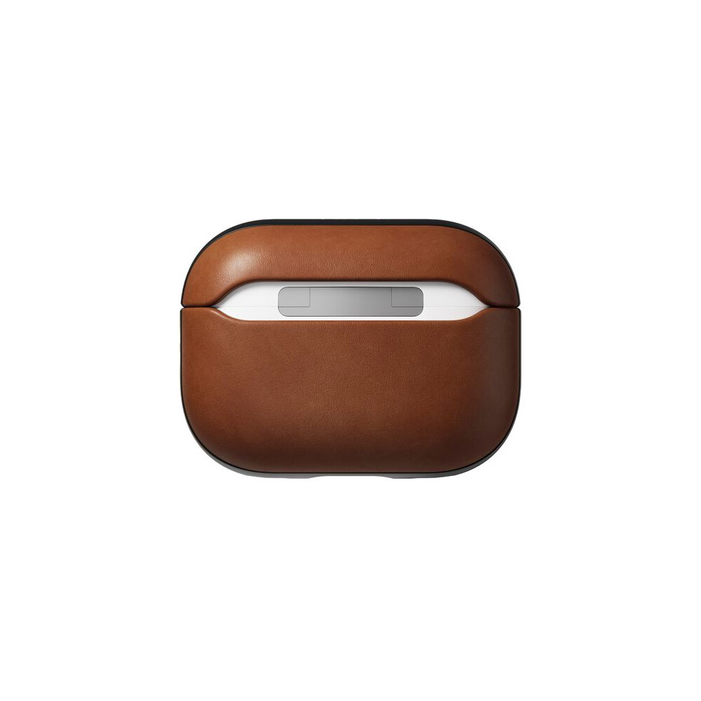 Nomad-Modern-Leather-pouzdro-AirPods-Pro-2-generace-hnede