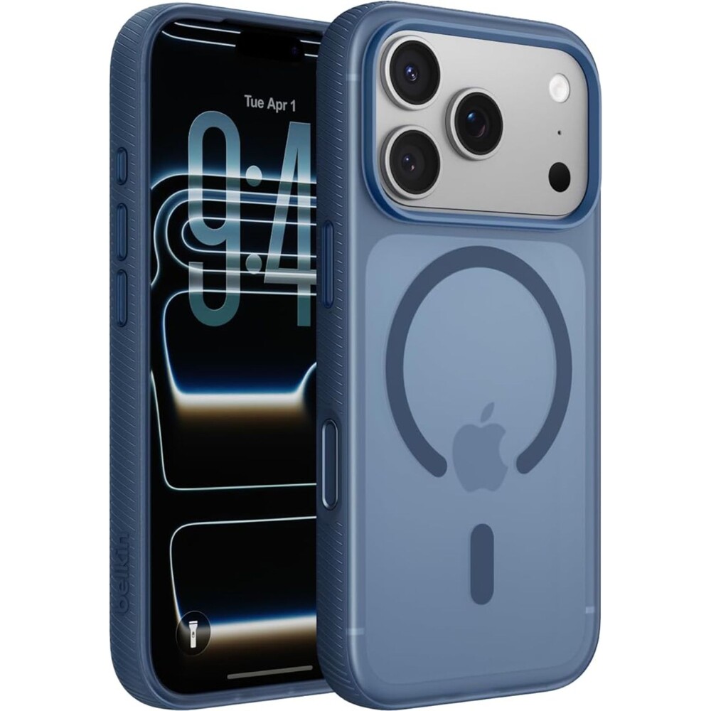 Belkin-SheerForce-Grip-MagSafe-kryt-iPhone-17-Pro-namornicky-modry
