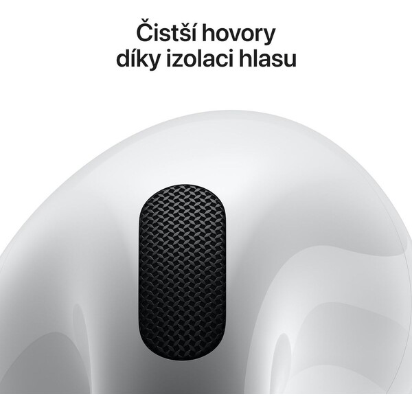 Apple-AirPods-4-s-aktivnim-potlacenim-hluku-bezdratova-sluchatka-2024-bila