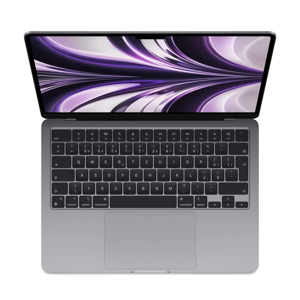 CTO Apple MacBook Air 13,6" (2022) M2/8x GPU/512GB SSD/16GB/30W/CZ KL/šedý - Notebooky - Obrázek A47E100501