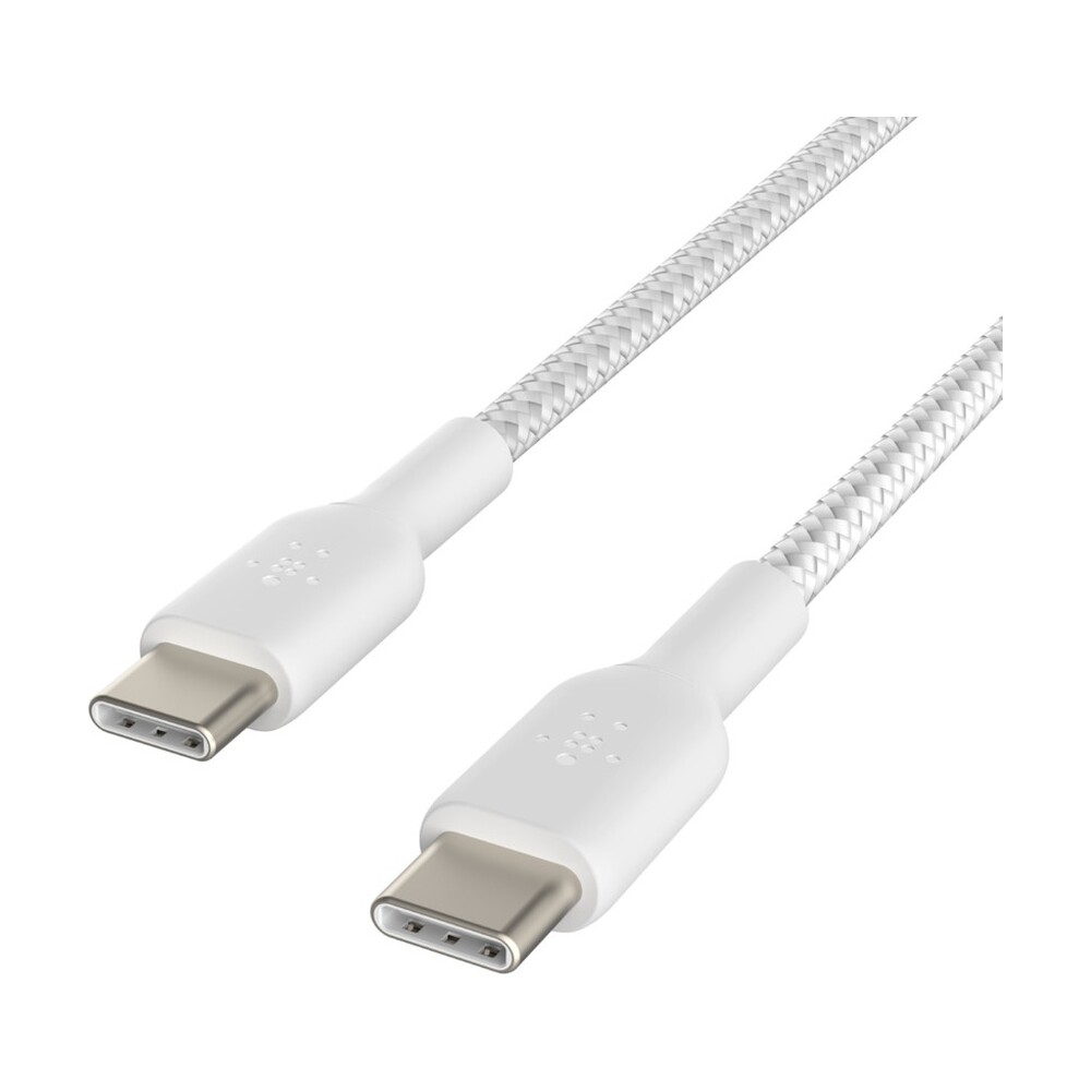 Belkin-BOOST-Charge-Braided-USB-C-USB-C-napajeci-kabel-60W-1m-bily